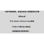 可爱卡通猫咪短款三折钱包女新款小清新多卡位小众学生零钱包卡包